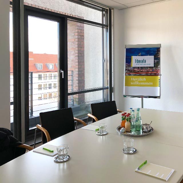 Besprechungsraum der Steuerkanzlei Liberata in Hannover